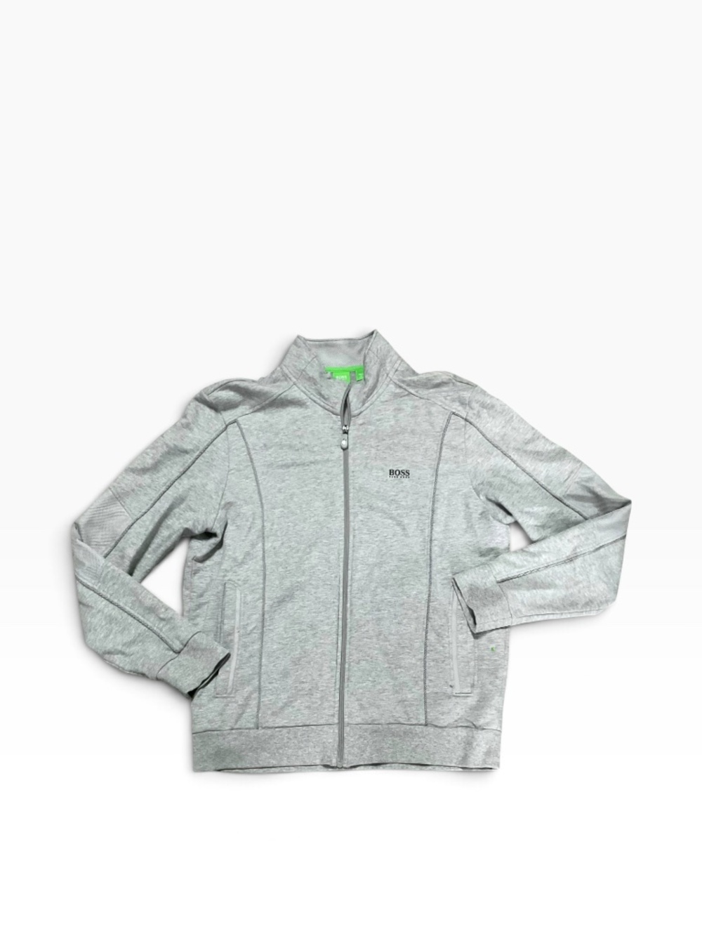 Hugo Boss Full Zip Track Jacket Gray Size medium men
